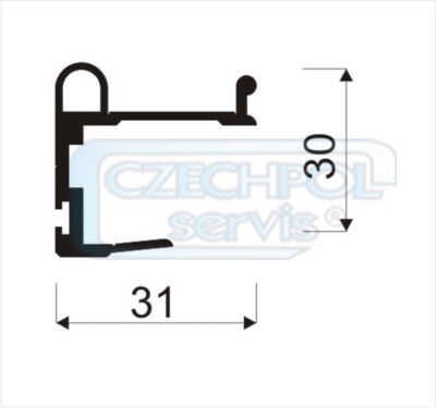 Madlo Tytan 18 stříbrné 2,70m