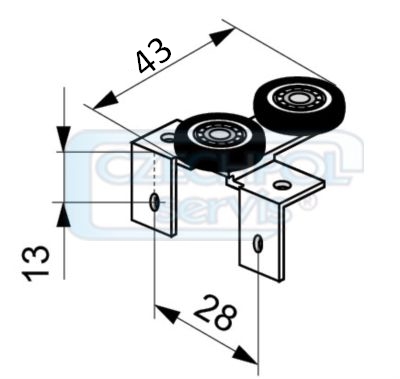 Vozík vodící Comfort WPCm 