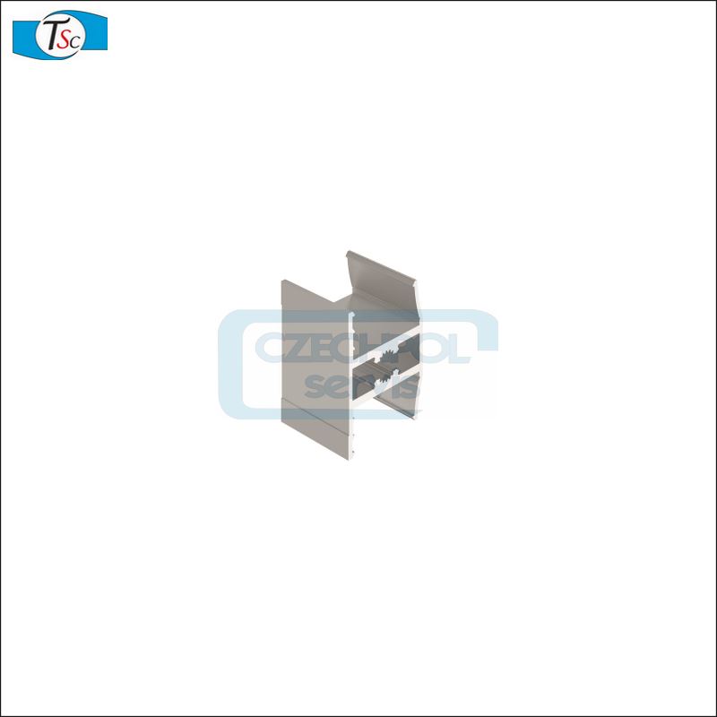 Lišta H+18 rám stříbrná-2,30m