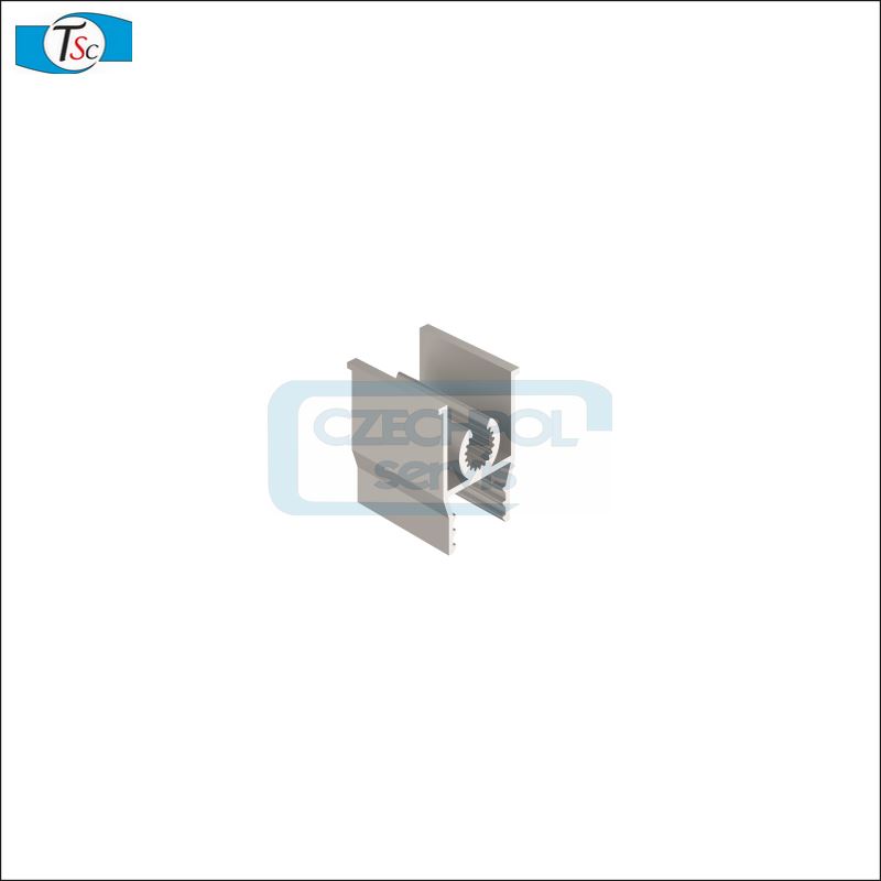 Lišta vodící 10-stříbrná-3,55m