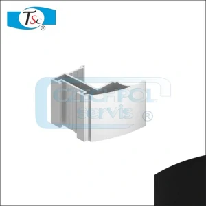 Madlo CLASSIC 18 rám-strukturální černá-2,70m