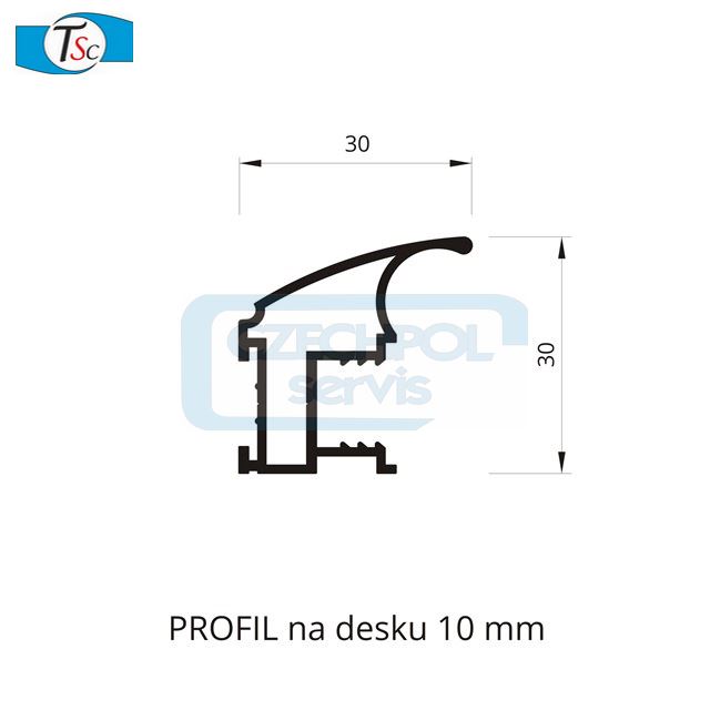 Madlo CLASSIC 10-stříbrné-2,65m